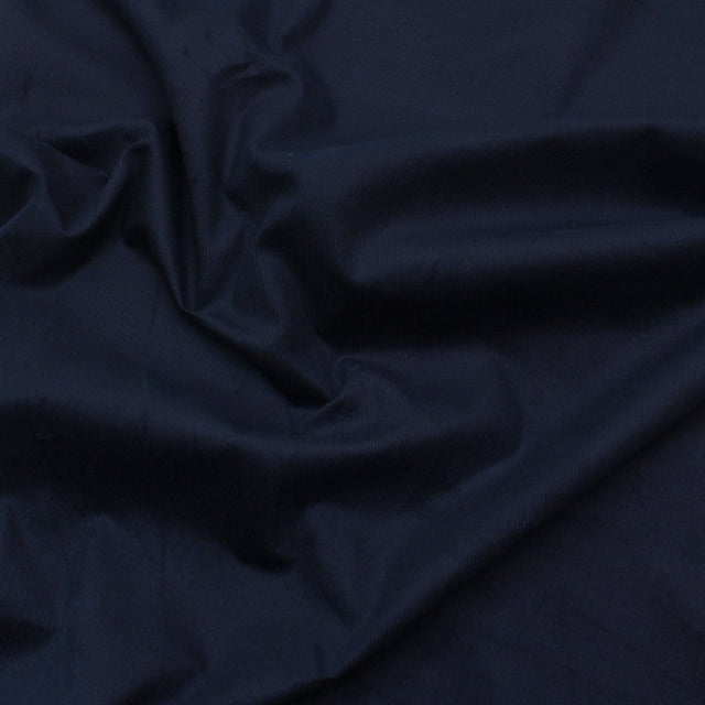 Pound A Metre Premium 100% Italian Cotton Corduroy - 21 Wale - 60" Wide - (Navy)