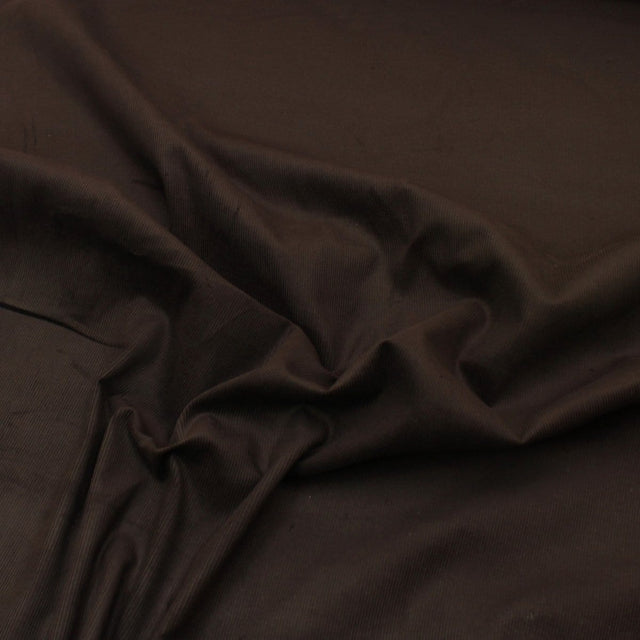 Pound A Metre Premium 100% Italian Cotton Corduroy - 8 Wale - 60" Wide - (Brown)