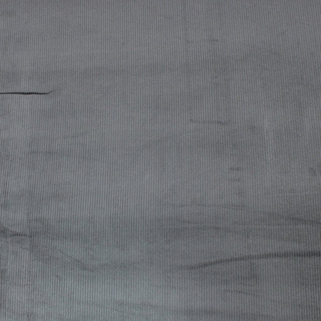 Pound A Metre Premium 100% Italian Cotton Corduroy - 8 Wale - 60" Wide - (Dark Grey)