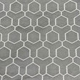 Pound A Metre Premium Furnishing Fabric – 55” Wide - (Grey Hexagon)