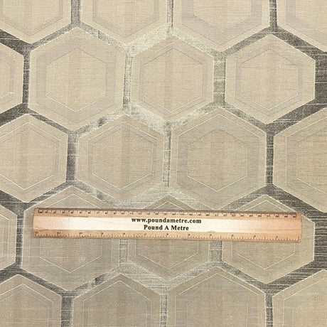 Pound A Metre Premium Furnishing Fabric- 55" Wide  (Hexagon)