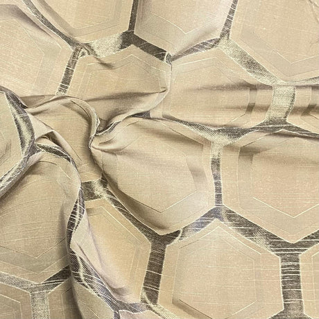 Pound A Metre Premium Furnishing Fabric- 55" Wide  (Hexagon)