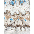 Pound A Metre 1 Metre Premium Poly- Cotton Blend Floral Sheeting 90"  Cool (Autumn Sale)