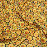 Pound A Metre Full Metre Premium Printed Cotton- Landscape Designs- 45" Wide (Circle)