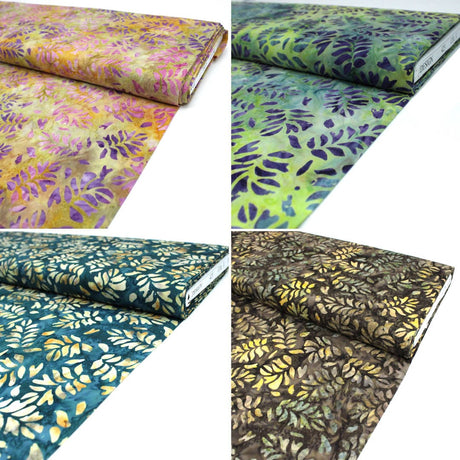 Pound A Metre Premium Quality 100% Cotton Bali Batik (BK423)- 5 Colours Available