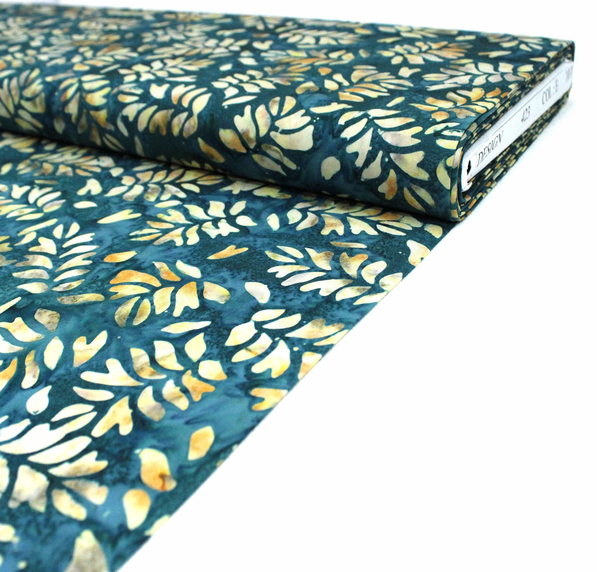Pound A Metre Per Metre / Emerald (BK423/E) Premium Quality 100% Cotton Bali Batik (BK423)- 5 Colours Available