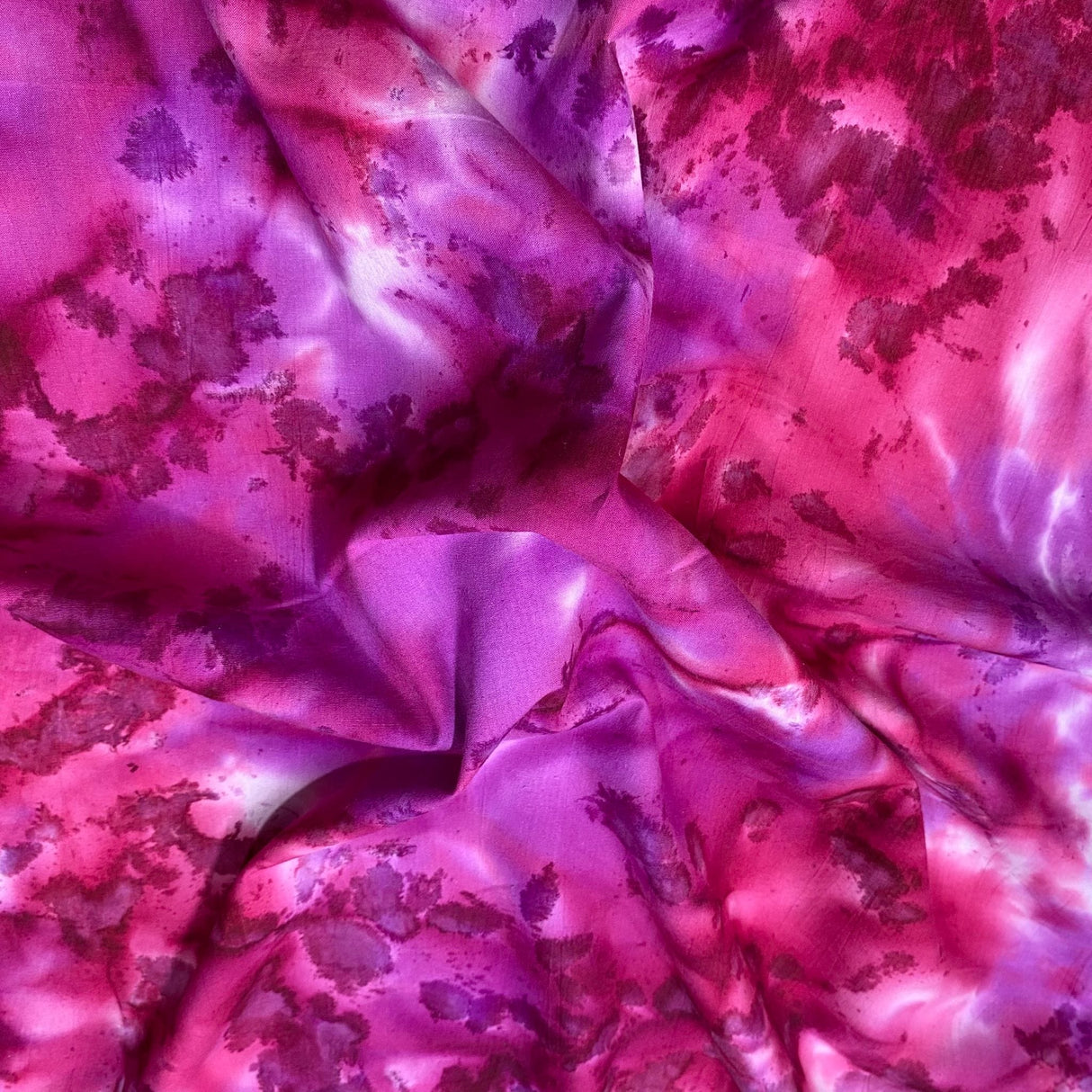 Pound A Metre 1 Metre Premium Quality 100% Cotton Batik - 45" Wide (Pink)