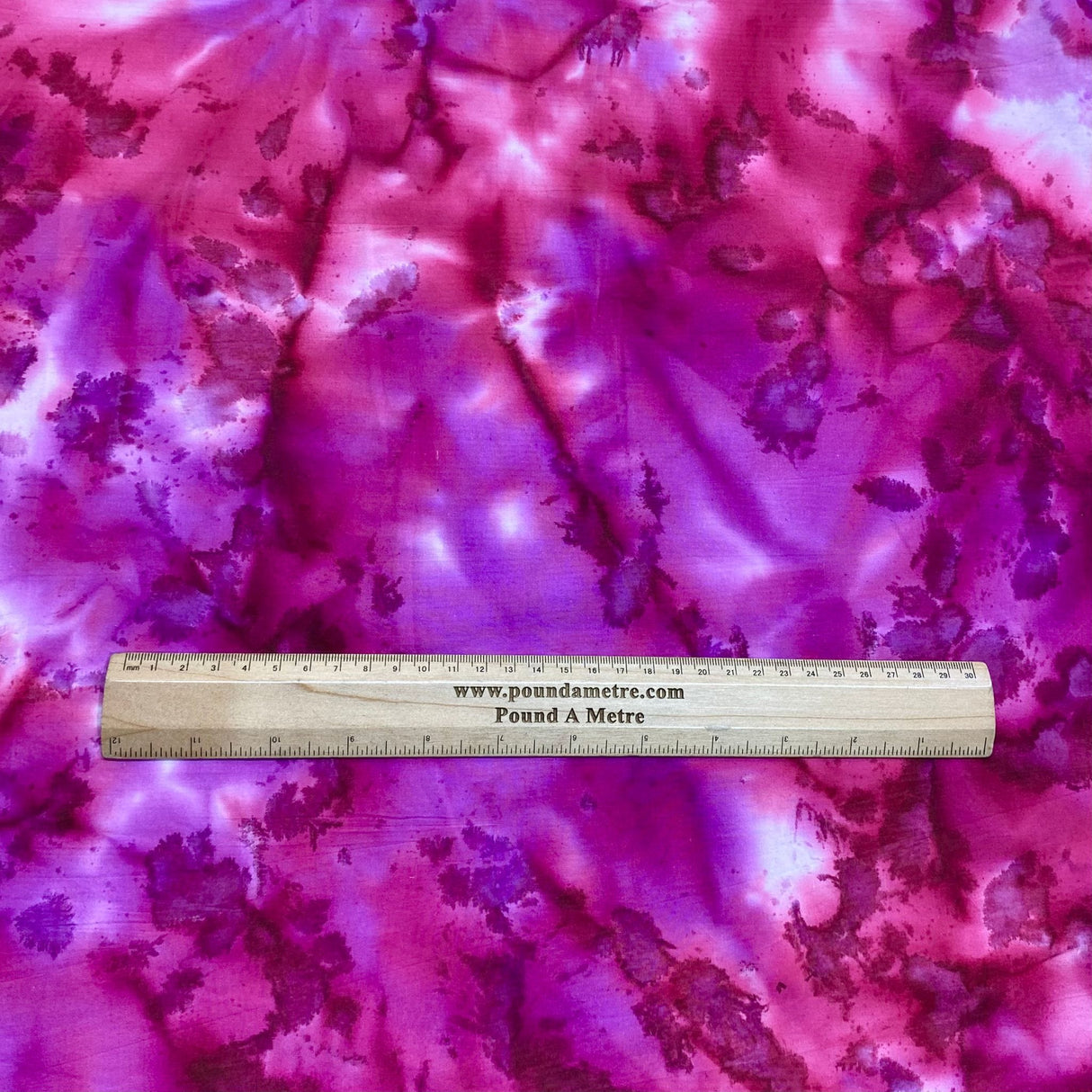Pound A Metre 1 Metre Premium Quality 100% Cotton Batik - 45" Wide (Pink)