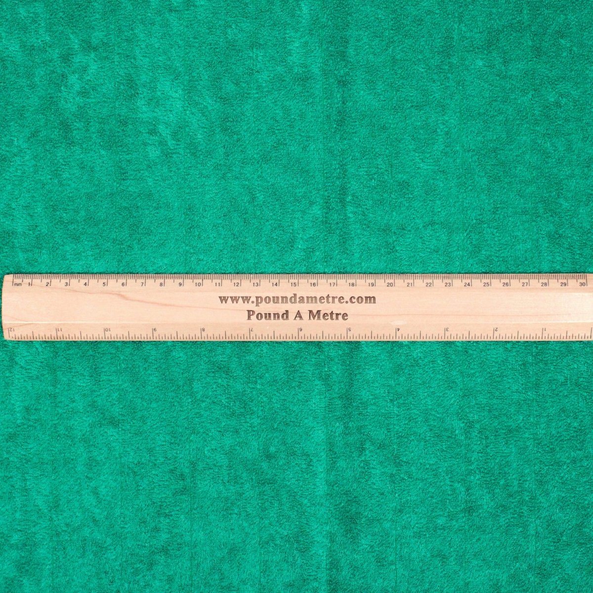 Premium Quality Brushed Towelling- 55" Wide (Emerald) - Pound A Metre