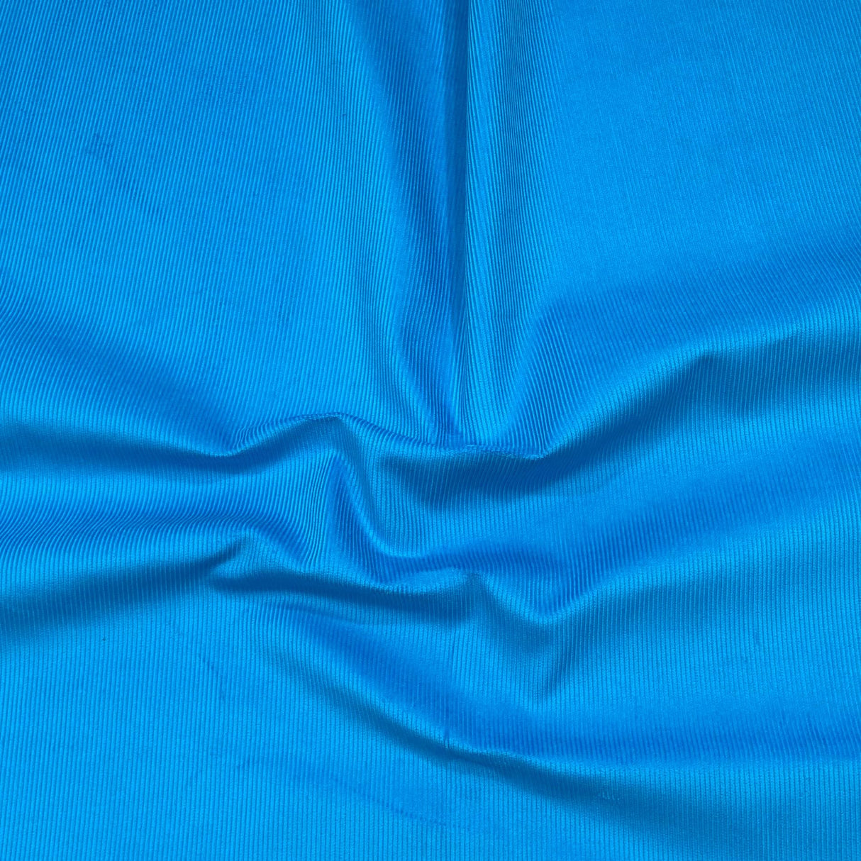 Pound A Metre Premium Soft Cotton Needle Corduroy- 55" Wide (Bright Blue)