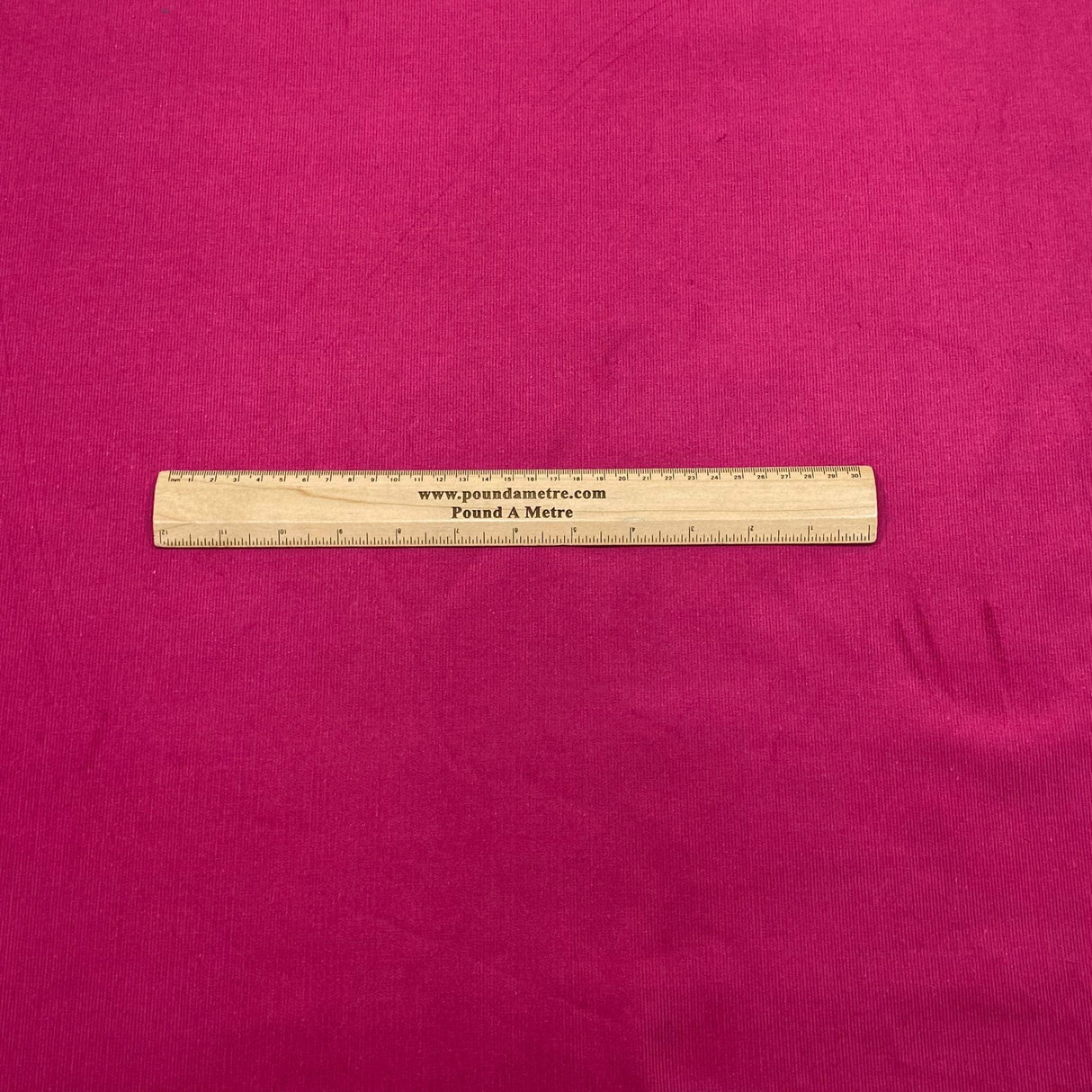 Pound A Metre Premium Soft Cotton Needle Corduroy- 55" Wide (Bright Pink)