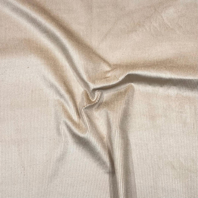 Pound A Metre Premium Soft Cotton Needle Corduroy- 55" Wide (Cream)