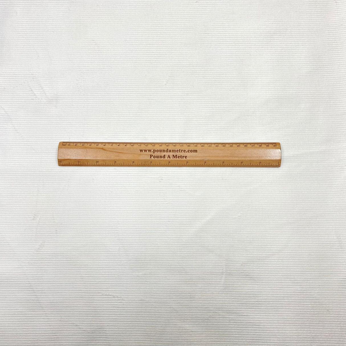 Pound A Metre Premium Soft Cotton Needle Corduroy- 55" Wide (White)