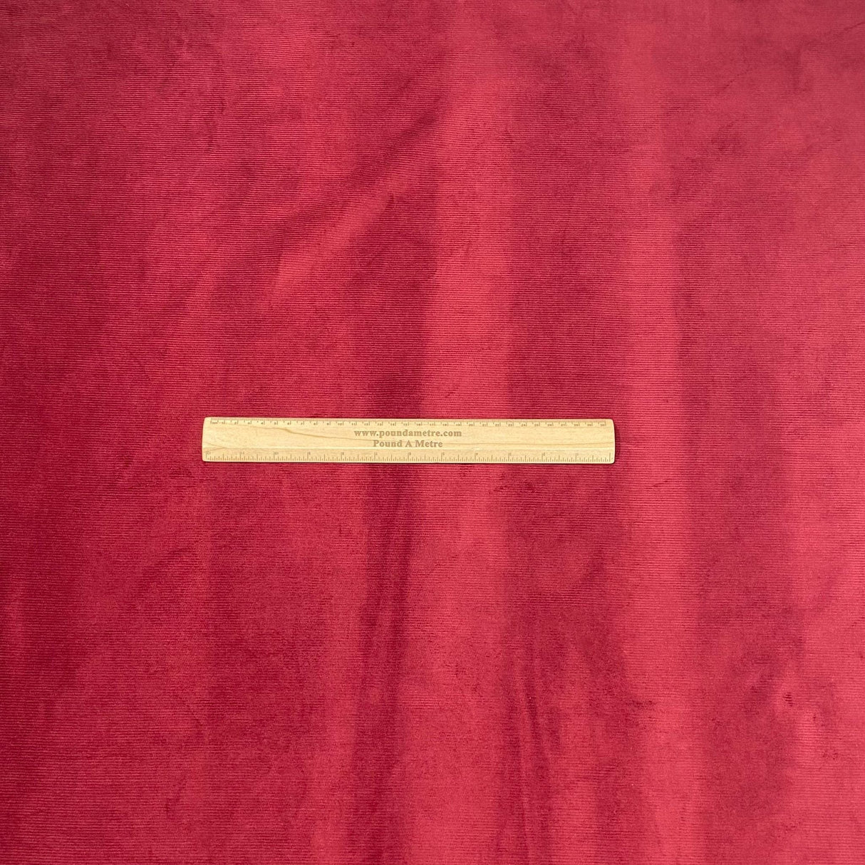 Pound A Metre Premium Soft Cotton Needle Corduroy- 55" Wide (Wine)