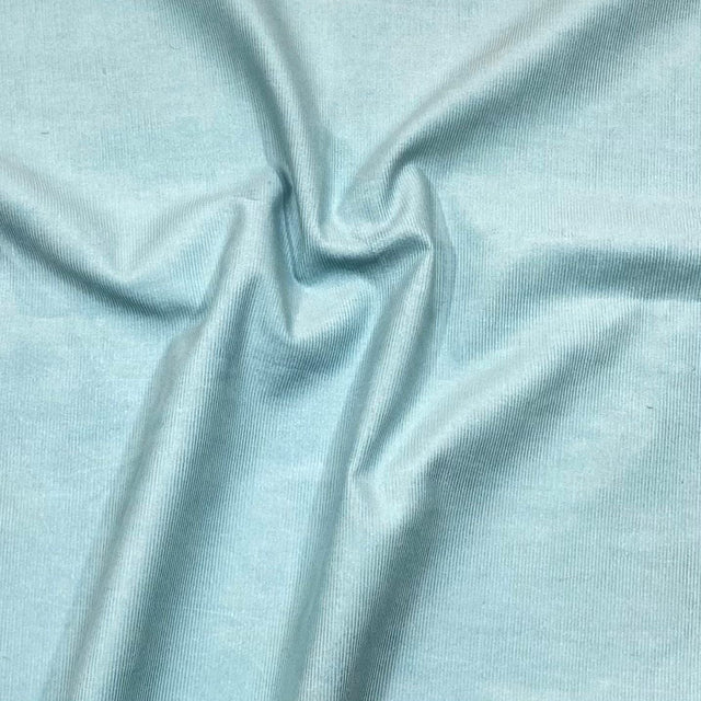 Pound A Metre Premium Soft Pastel Cotton Needle Corduroy- 55" Wide (Sky)