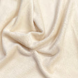 Pound A Metre Premium Stretch Fur Fabric – 60" Wide (Cream)