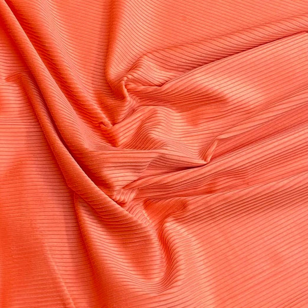 Pound A Metre Premium Super Soft Cotton Needle Corduroy- 55" Wide (Orange)