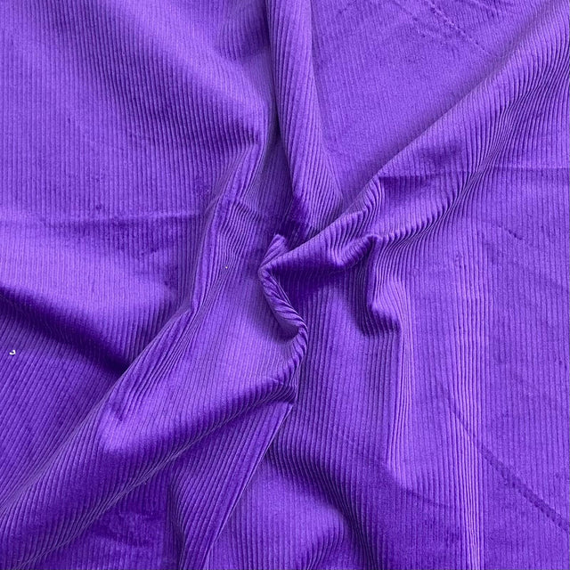 Pound A Metre Premium Super Soft Cotton Needle Corduroy- 55" Wide (Purple)