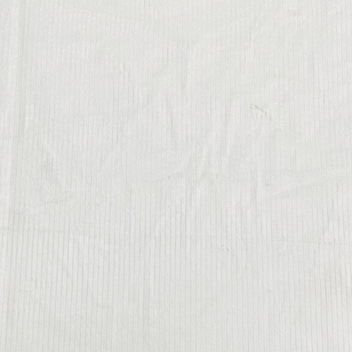 Pound A Metre Premium Super Soft Cotton Needle Corduroy- 55" Wide (White)
