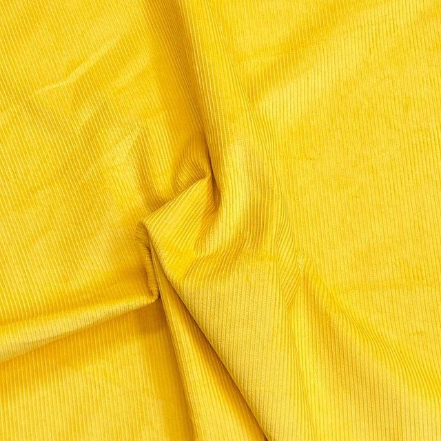 Pound A Metre Premium Super Soft Cotton Needle Corduroy- 55" Wide (Yellow)