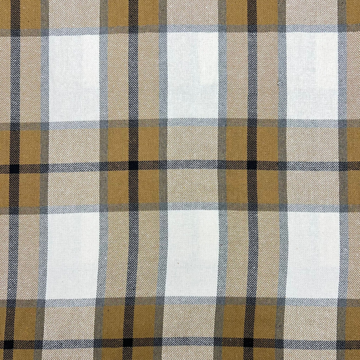 Pound A Metre Premium Wool Rich Fabric 55" Wide (Big Checks)