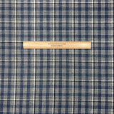 Pound A Metre Premium Wool Rich Fabric 55" Wide (Blue Checks)