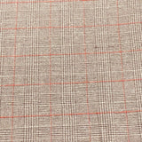 Pound A Metre Premium Wool Rich Fabric 55" Wide (Brown Checks)