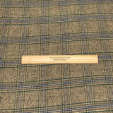 Pound A Metre Premium Wool Rich Fabric 55" Wide  (Shephard Check Brown & Navy)