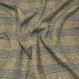 Pound A Metre Premium Wool Rich Fabric 55" Wide  (Shephard Check Brown & Navy)
