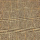 Pound A Metre Premium Wool Rich Fabric 55" Wide (Tartan Brown)