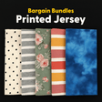 Pound A Metre 15 metres (5 x 3 metres) Printed Jersey Fabric Bargain Bundle (15 Metres)