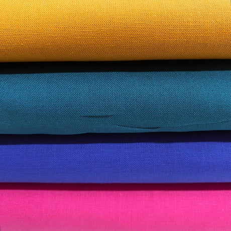 Pound A Metre Quilting Cotton Bundle- 59'' Wide- 4 Different Colours (Luxury)