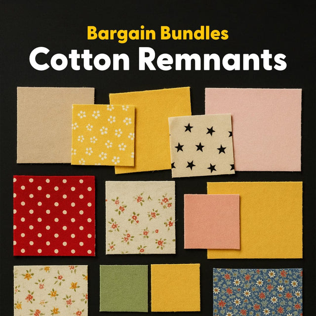 Pound A Metre Remnant 100% Cotton Fabric Bargain Bundle