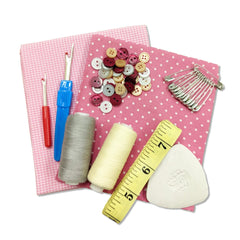 Sewing Variety Bundle- Fabric & Accessories - Pound A Metre
