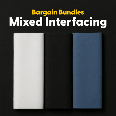 Pound A Metre 15 metres (3 x 5 metres) Soft Interfacing Bargain Bundle (15 Metres)