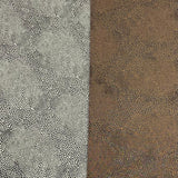 Pound A Metre Soft Snake-Skin Stretch Leatherette- 60" Wide (Brown & Grey)