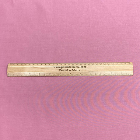 Pound A Metre Super Soft Plain Quilting 100% Cotton- 59" Wide (Mauve)