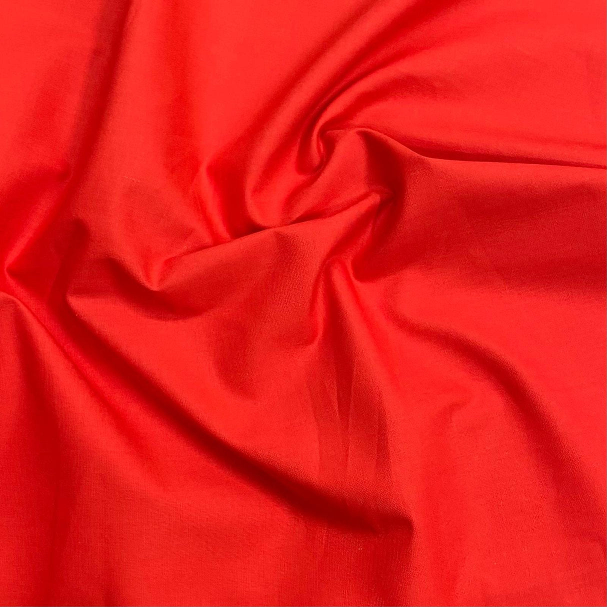 Pound A Metre Super Soft Plain Quilting 100% Cotton- 59" Wide (Red)