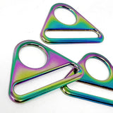 38/40mm Metal Triangle Rings For Bags- 5 Colours- Pack Of 2