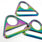 38/40mm Metal Triangle Rings For Bags- 5 Colours- Pack Of 2