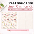Pound A Metre Try Our New Fabric Panels: Linen Cushion Kit