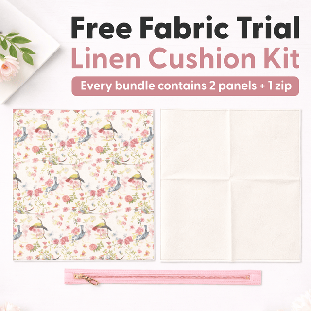 Pound A Metre Try Our New Fabric Panels: Linen Cushion Kit