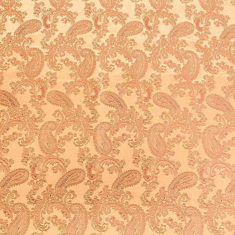 Pound A Metre Two Tone Jacquard Fabric 55" (Brown)