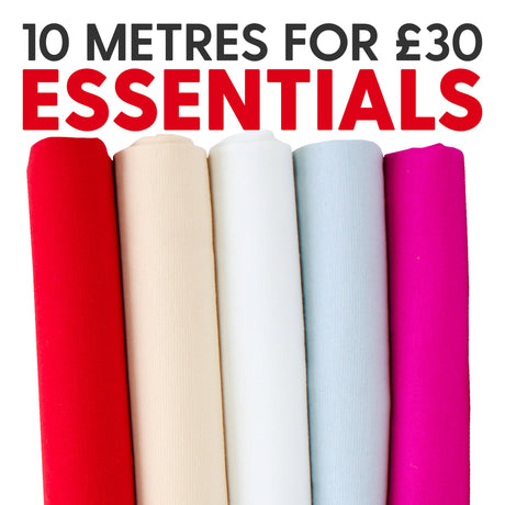 10 Metre Bundle 100% Quality Cotton DYED Bundle - Pound A Metre