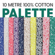 10 Metre Detailed Butterfly Palette 100% Cotton Bundle - Pound A Metre
