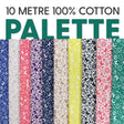Pound A Metre 10 x 1 Metre 10 Metre Detailed Butterfly Palette 100% Cotton Bundle