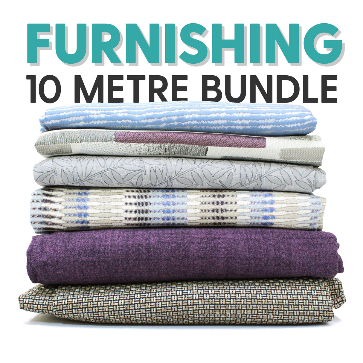 10 Metre Furnishing Fabric Bundle - Pound A Metre