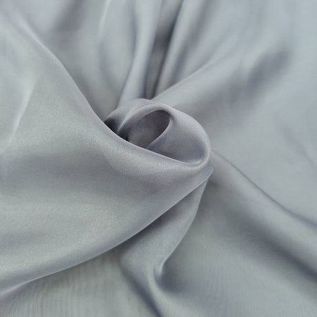 10 Metres Flow Organza- 55" Wide Grey - Pound A Metre