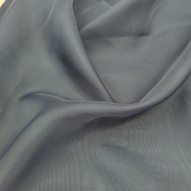 Pound A Metre 10 Metres 10 Metres Flow Organza- 55" Wide Grey