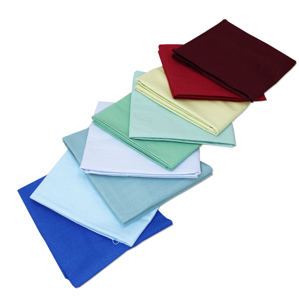 10 Piece Fat Quarter Bundle - 100% Cotton (Random Plains) - Pound A Metre